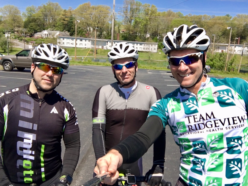 Ride 4 Hope pedals mental health awareness message Ridgeview